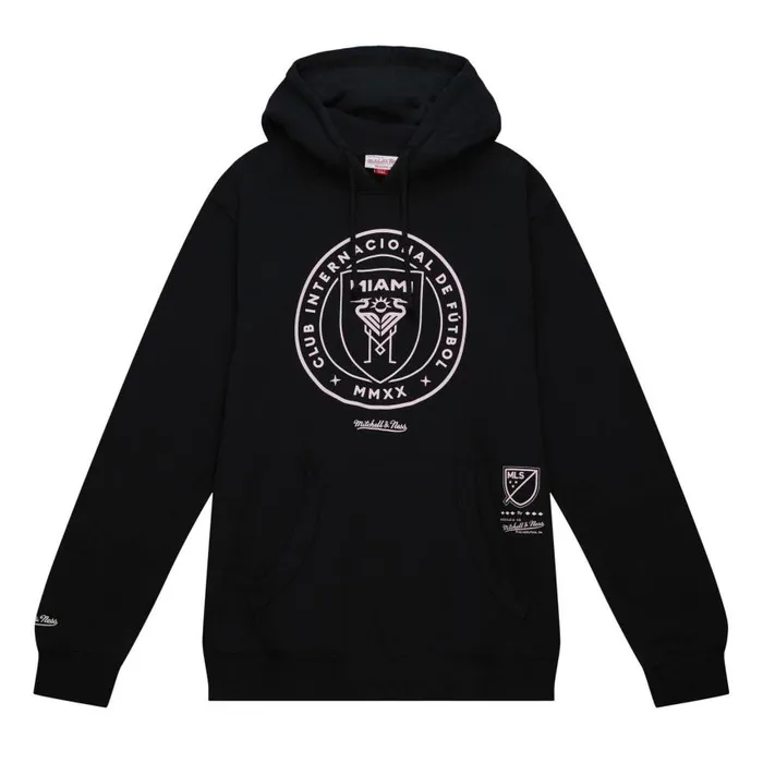 Mitchell and Ness Logo Hoodie Inter Miami CF Men Hoodies and Sweatshirts