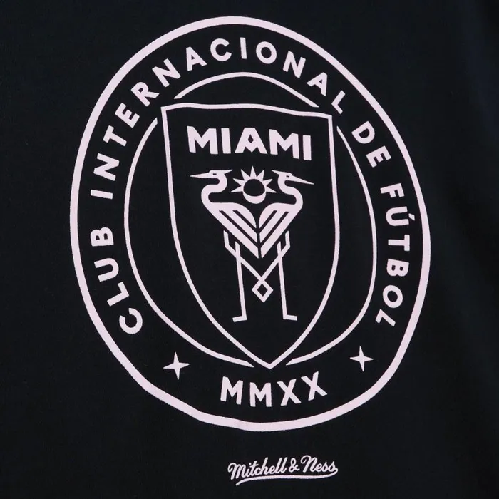 Mitchell and Ness Logo Hoodie Inter Miami CF Men Hoodies and Sweatshirts Mitchell and Ness Logo Hoodie Inter Miami CF Men Hoodies and Sweatshirts