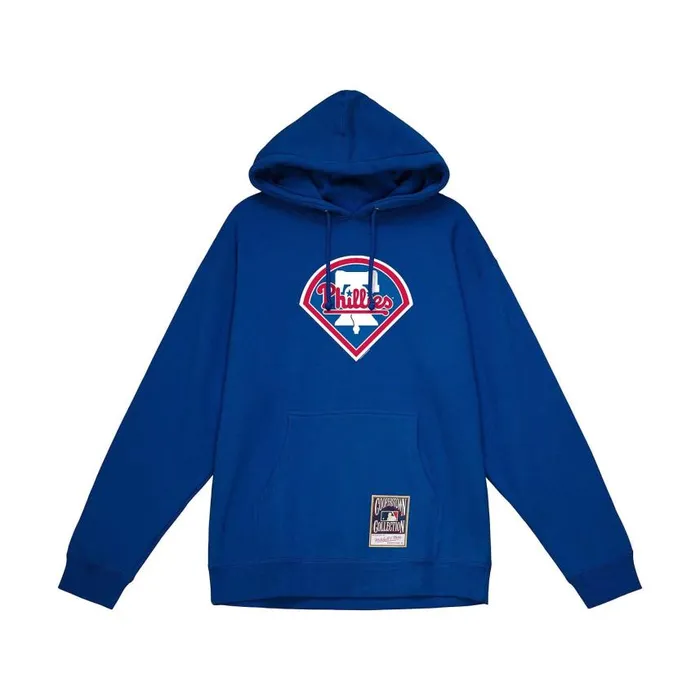 Mitchell and Ness Logo Pullover Philadelphia Phillies Men Hoodies and Sweatshirts