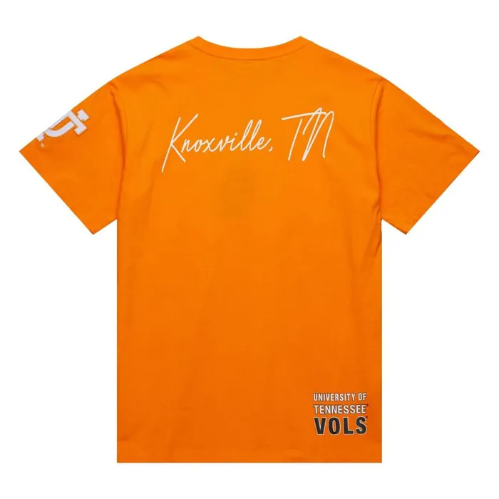 Mitchell and Ness MandN Hometown SS Tee Vintage Logo University Of Tennessee Men TShirts and Tops