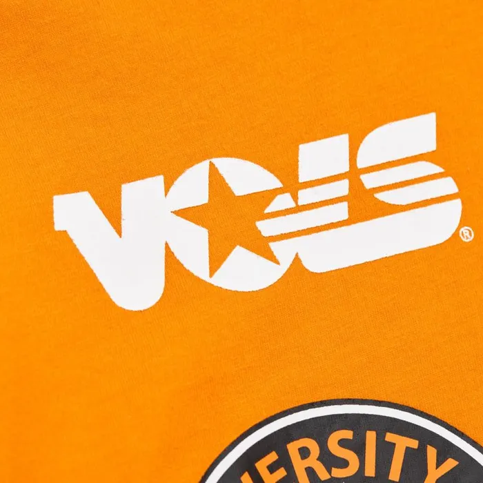 Mitchell and Ness MandN Hometown SS Tee Vintage Logo University Of Tennessee Men TShirts and Tops