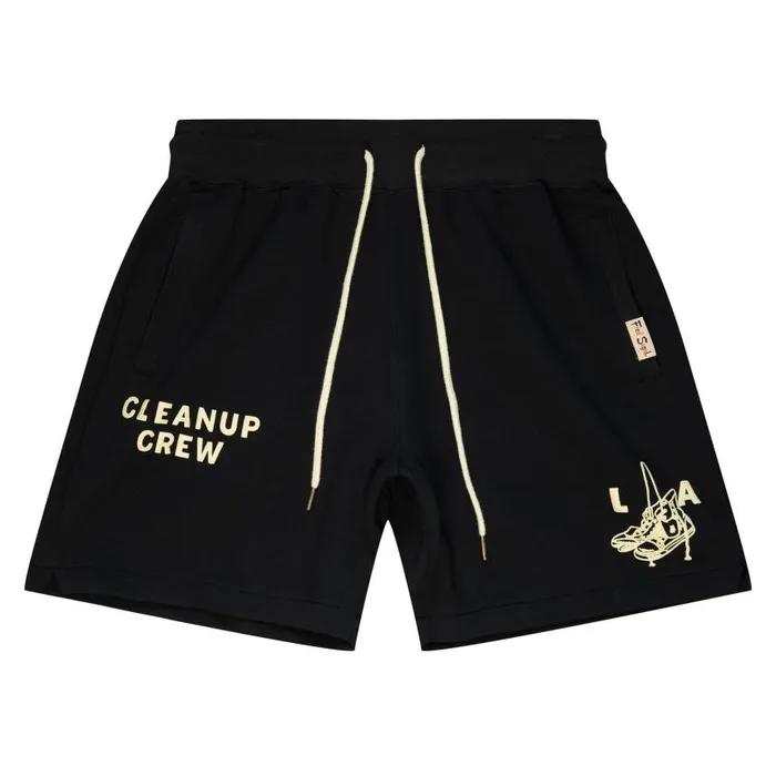 Mitchell and Ness MandN X Fred Segal Clean Up Crew Fleece Shorts Men Shorts