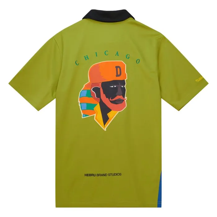 Mitchell and Ness MandN X Hebru Shooting Shirt Men TShirts and Tops Mitchell and Ness MandN X Hebru Shooting Shirt Men TShirts and Tops