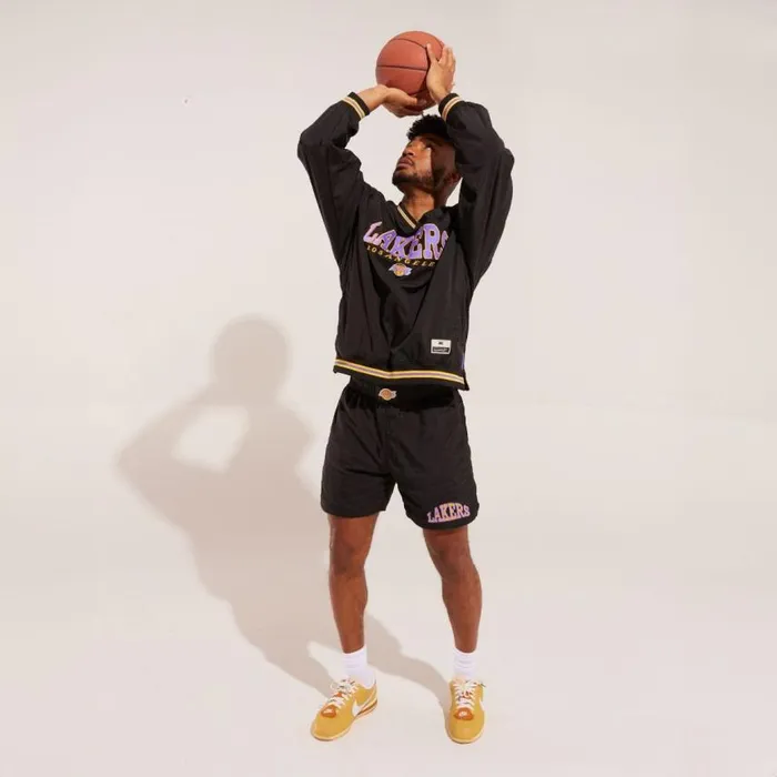 Mitchell and Ness MandN X Melody Ehsani BB Shorts Los Angeles Lakers Women Shorts and Skorts