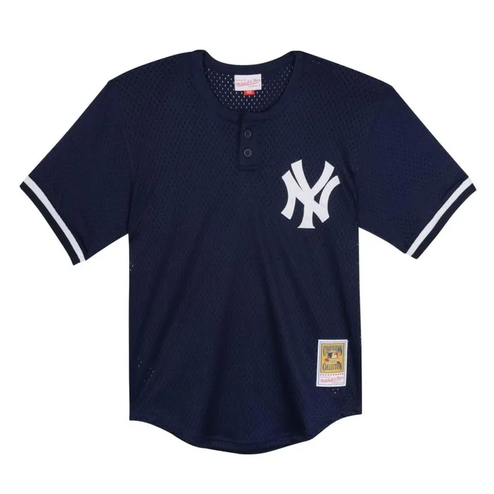 Mitchell and Ness Mesh BP Jersey New York Yankees 1995 Derek Jeter Kids Jerseys