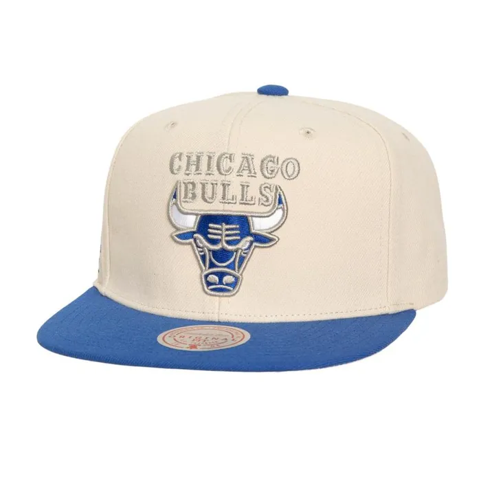 Mitchell and Ness Military Blue Snapback Chicago Bulls Men Hats and Headwear