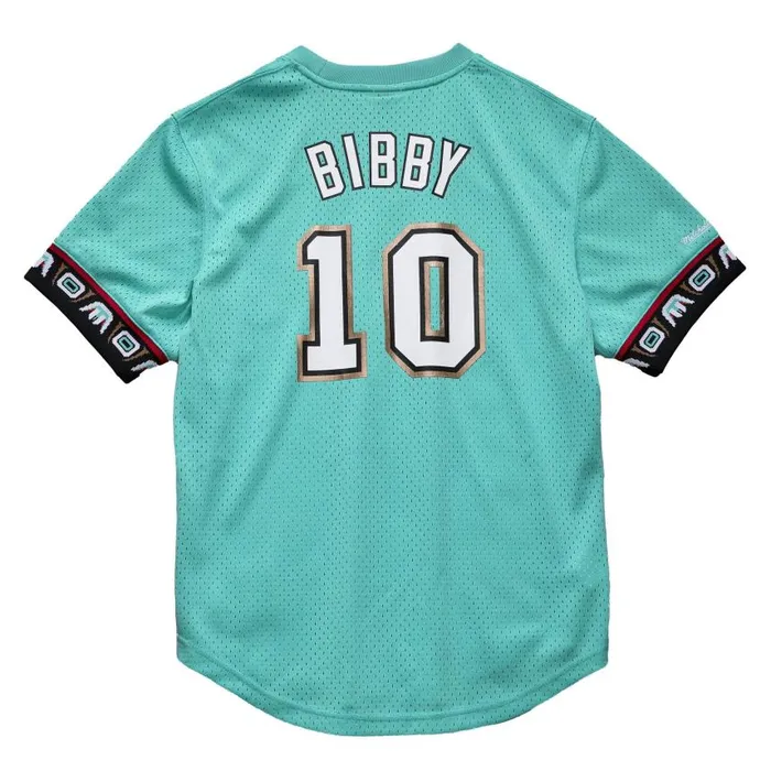 Mitchell and Ness Name And Number Mesh Top Vancouver Grizzlies 199899 Mike Bibby Men TShirts and Tops Mitchell and Ness Name And Number Mesh Top Vancouver Grizzlies 199899 Mike Bibby Men TShirts and Tops