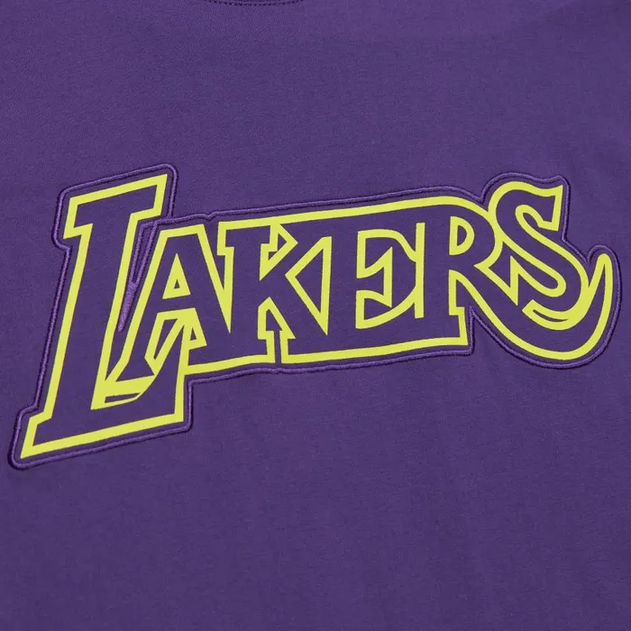 Mitchell and Ness Neon Nights SS Premium Tee Los Angeles Lakers Men TShirts and Tops Mitchell and Ness Neon Nights SS Premium Tee Los Angeles Lakers Men TShirts and Tops