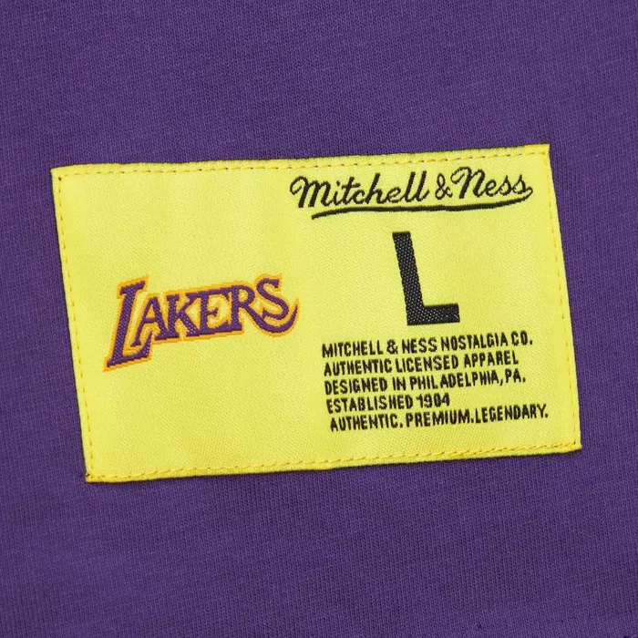 Mitchell and Ness Neon Nights SS Premium Tee Los Angeles Lakers Men TShirts and Tops Mitchell and Ness Neon Nights SS Premium Tee Los Angeles Lakers Men TShirts and Tops