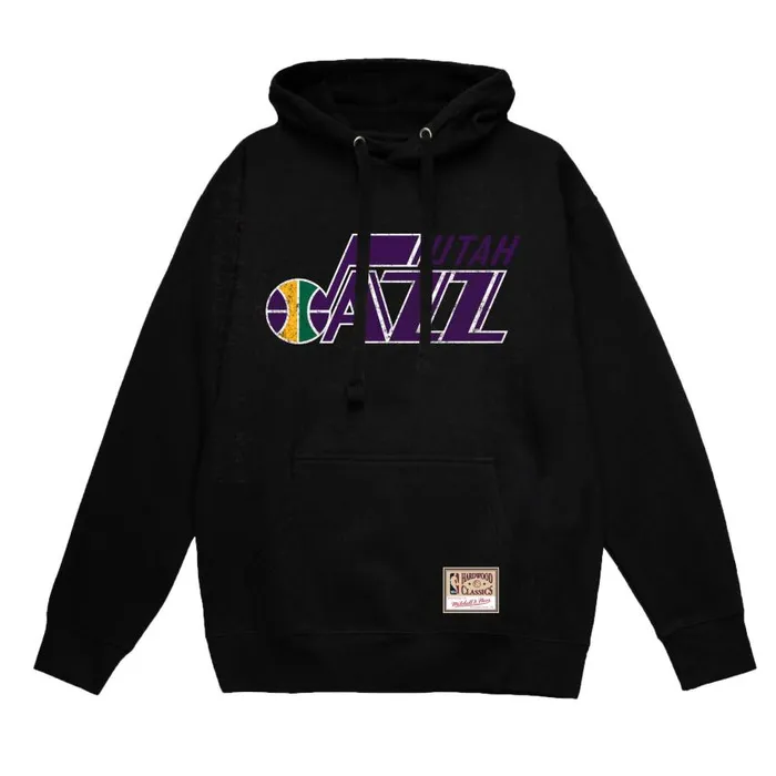 Mitchell and Ness Noteworthy Hoodie Utah Jazz Men Hoodies and Sweatshirts