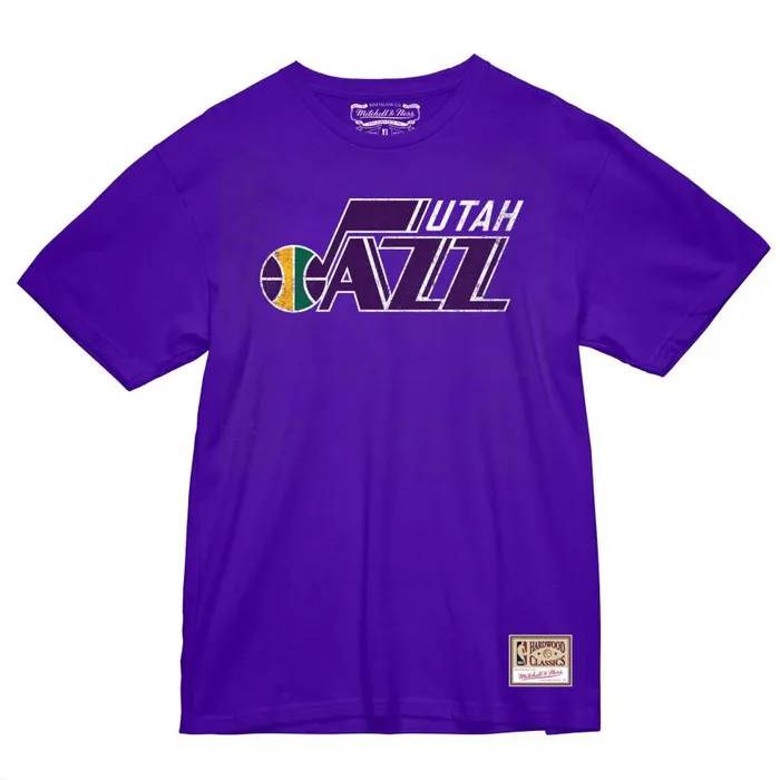 Mitchell and Ness Noteworthy Tee Utah Jazz Men TShirts and Tops