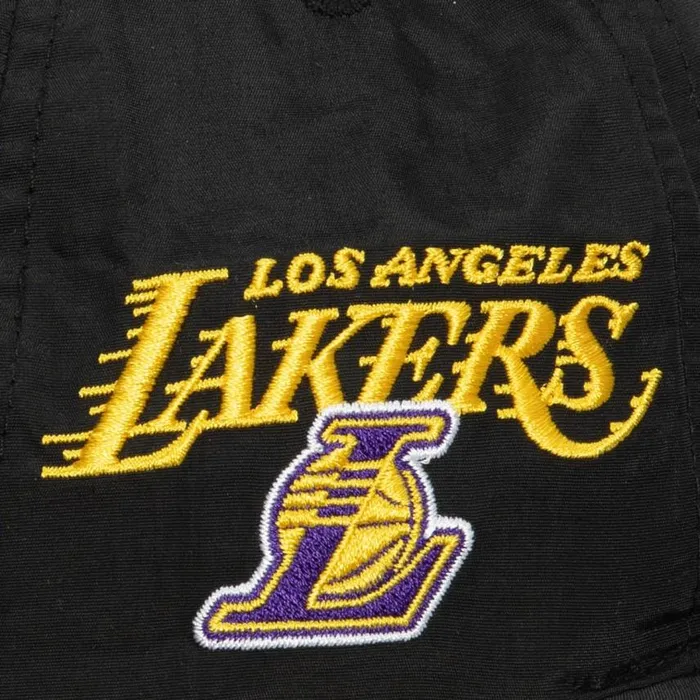 Mitchell and Ness Nylon Szn Deadstock Snapback Los Angeles Lakers Men Hats and Headwear Mitchell and Ness Nylon Szn Deadstock Snapback Los Angeles Lakers Men Hats and Headwear
