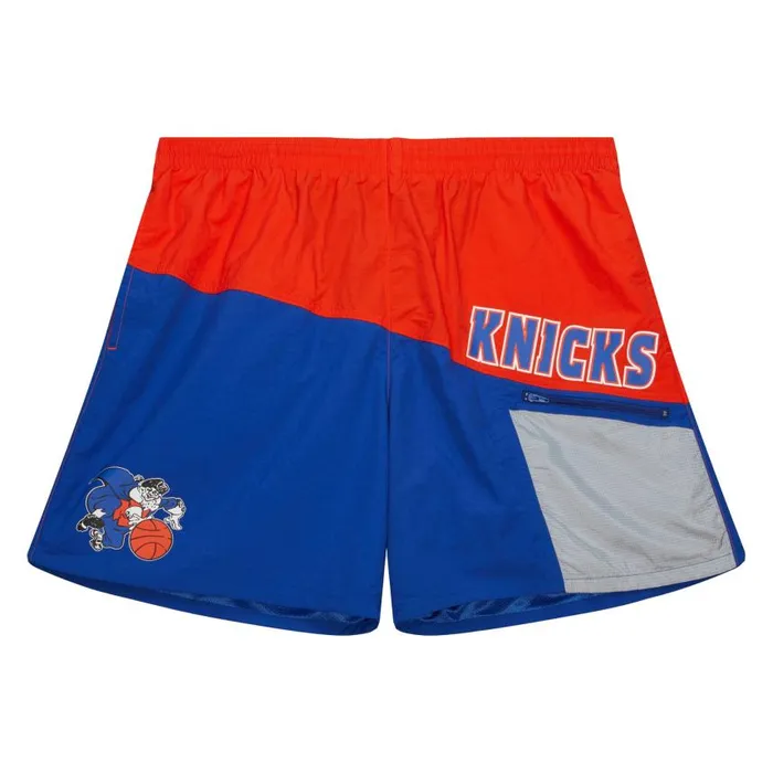 Mitchell and Ness Nylon Utility Shorts New York Knicks Men Shorts