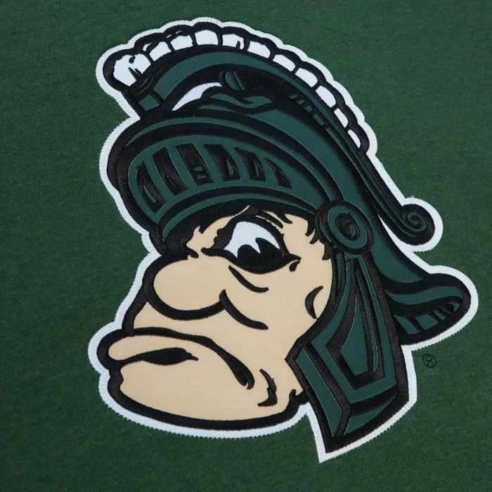 Mitchell and Ness Playoff Win 20 Crew Vintage Michigan State University Men Hoodies and Sweatshirts