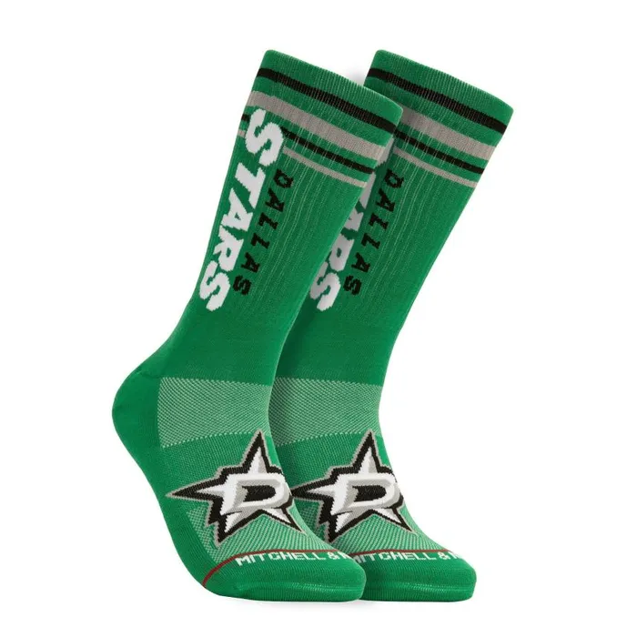 Mitchell and Ness Power Play Crew Socks Dallas Stars Men Socks