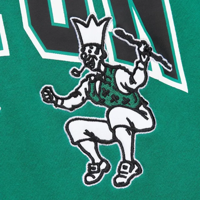 Mitchell and Ness Premium Fleece Hoodie Vintage Logo Boston Celtics Men Hoodies and Sweatshirts Mitchell and Ness Premium Fleece Hoodie Vintage Logo Boston Celtics Men Hoodies and Sweatshirts