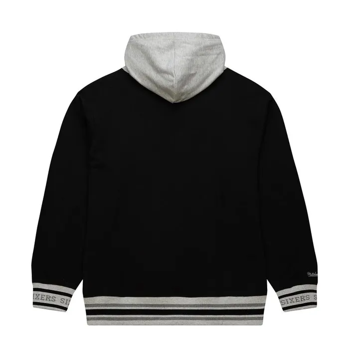 Mitchell and Ness Premium Fleece Hoodie Vintage Logo Philadelphia 76ers Men Hoodies and Sweatshirts Mitchell and Ness Premium Fleece Hoodie Vintage Logo Philadelphia 76ers Men Hoodies and Sweatshirts