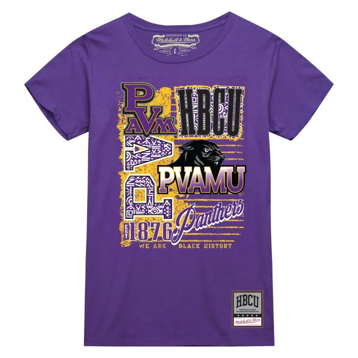 Mitchell and Ness Proud Tee Prairie View AandM University Men TShirts and Tops