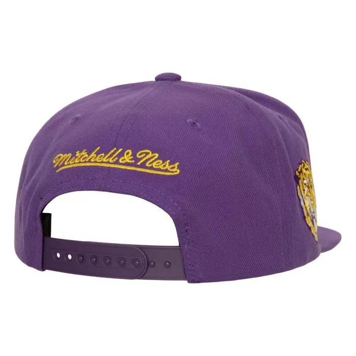 Mitchell and Ness Retro Sport Snapback Vntg Louisiana State University Men Hats and Headwear Mitchell and Ness Retro Sport Snapback Vntg Louisiana State University Men Hats and Headwear