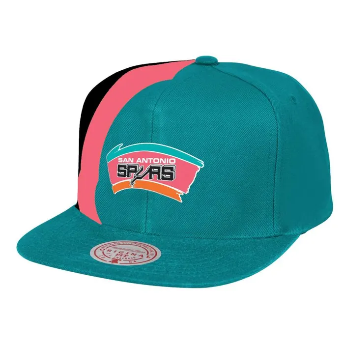 Mitchell and Ness Retroline Snapback HWC San Antonio Spurs Men Hats and Headwear Mitchell and Ness Retroline Snapback HWC San Antonio Spurs Men Hats and Headwear