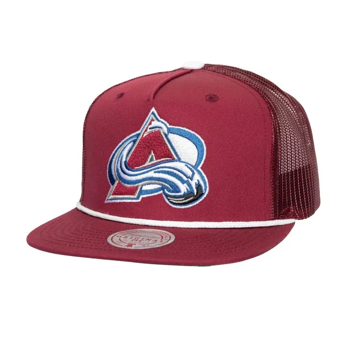 Mitchell and Ness Roper Trucker Colorado Avalanche Men Hats and Headwear