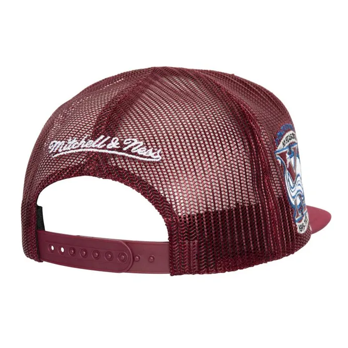 Mitchell and Ness Roper Trucker Colorado Avalanche Men Hats and Headwear