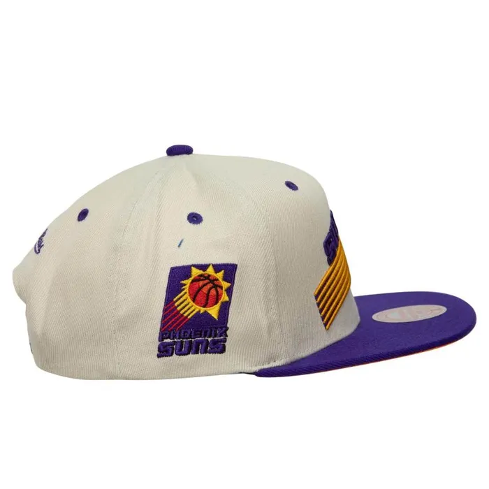 Mitchell and Ness Sail 2 Tone Snapback HWC Phoenix Suns Men Hats and Headwear Mitchell and Ness Sail 2 Tone Snapback HWC Phoenix Suns Men Hats and Headwear