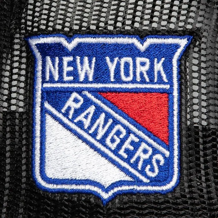 Mitchell and Ness Script Trucker New York Rangers Men Hats and Headwear Mitchell and Ness Script Trucker New York Rangers Men Hats and Headwear