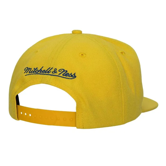 Mitchell and Ness Shark Bite Snapback Golden State Warriors Men Hats and Headwear Mitchell and Ness Shark Bite Snapback Golden State Warriors Men Hats and Headwear