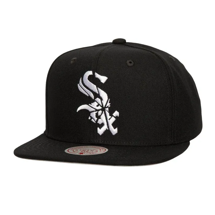 Mitchell and Ness Shattered Snapback Chicago White Sox Men Hats and Headwear