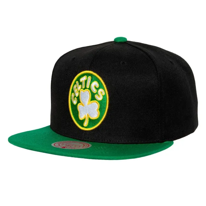 Mitchell and Ness Side Core 20 Snapback HWC Boston Celtics Men Hats and Headwear Mitchell and Ness Side Core 20 Snapback HWC Boston Celtics Men Hats and Headwear