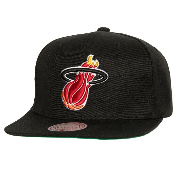 Mitchell and Ness Side Jam Snapback HWC Miami Heat Men Hats and Headwear
