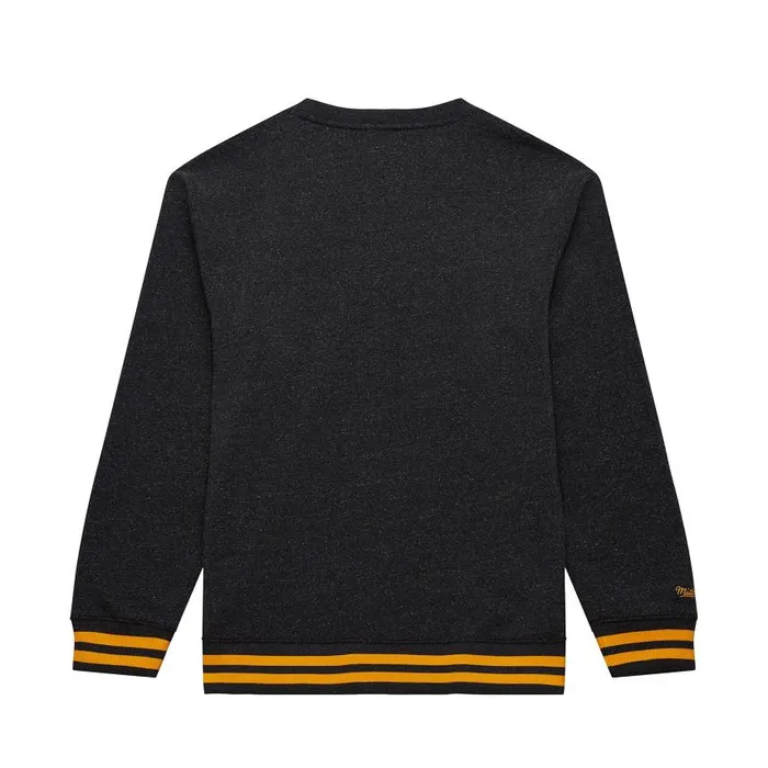 Mitchell and Ness Snow Washed Fleece Crew Vintage Logo Los Angeles Lakers Men Hoodies and Sweatshirts Mitchell and Ness Snow Washed Fleece Crew Vintage Logo Los Angeles Lakers Men Hoodies and Sweatshirts