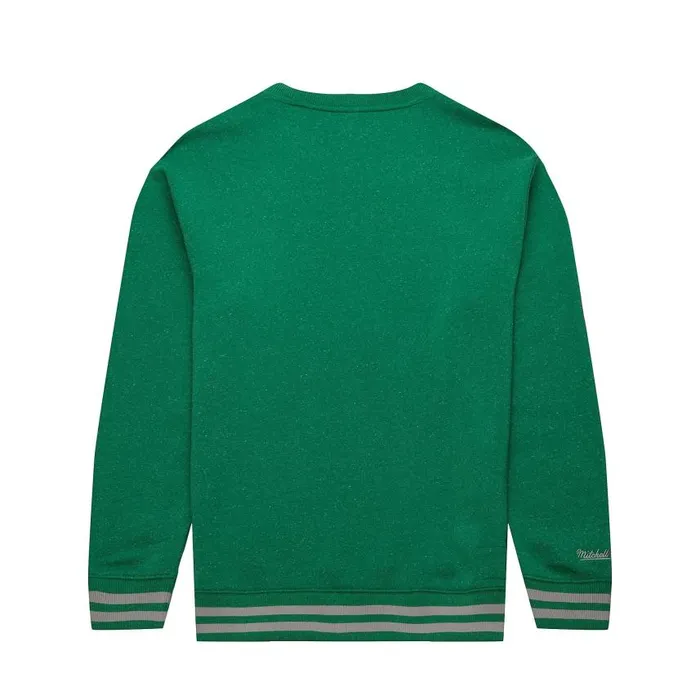Mitchell and Ness Snow Washed Fleece Crew Vintage Logo Philadelphia Eagles Men Hoodies and Sweatshirts