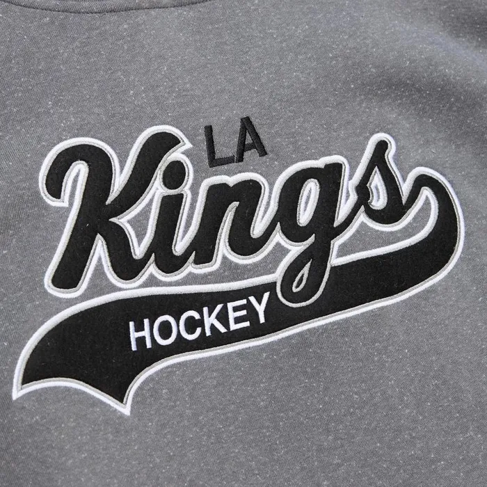 Mitchell and Ness Snow Washed Fleece Hoodie Vintage Logo Los Angeles Kings Men Hoodies and Sweatshirts Mitchell and Ness Snow Washed Fleece Hoodie Vintage Logo Los Angeles Kings Men Hoodies and Sweatshirts