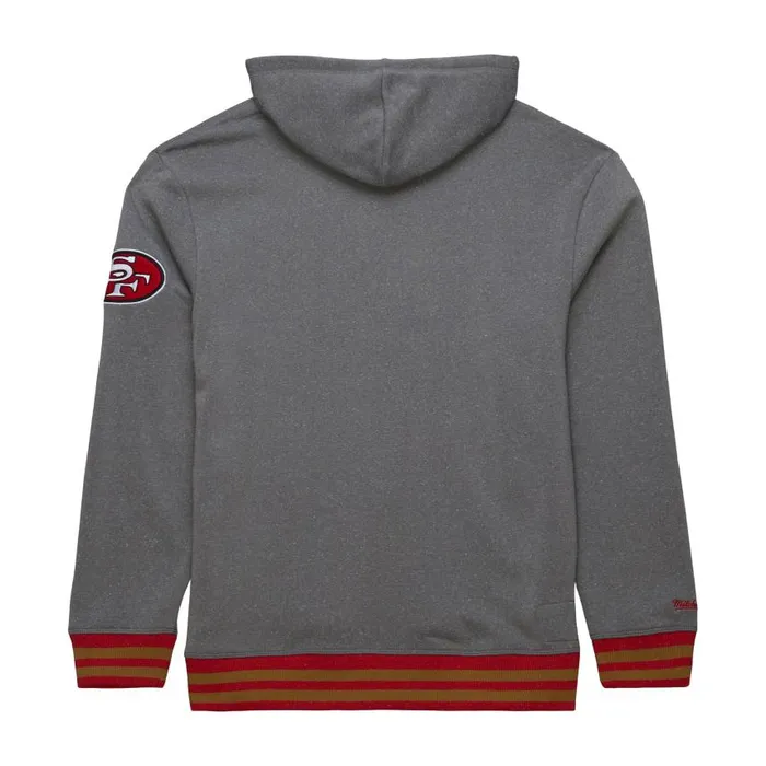 Mitchell and Ness Snow Washed Fleece Hoodie Vintage Logo San Francisco 49ers Men Hoodies and Sweatshirts Mitchell and Ness Snow Washed Fleece Hoodie Vintage Logo San Francisco 49ers Men Hoodies and Sweatshirts