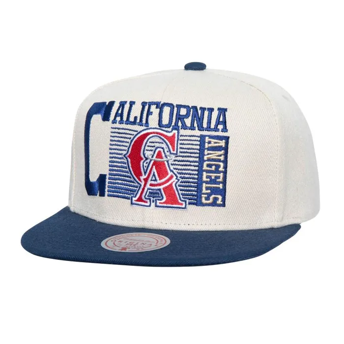 Mitchell and Ness Speed Zone Snapback Coop California Angels Men Hats and Headwear Mitchell and Ness Speed Zone Snapback Coop California Angels Men Hats and Headwear