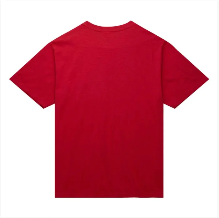 Mitchell and Ness Striped Logo Lockup Slub SS Tee Washington Capitals Men TShirts and Tops Mitchell and Ness Striped Logo Lockup Slub SS Tee Washington Capitals Men TShirts and Tops