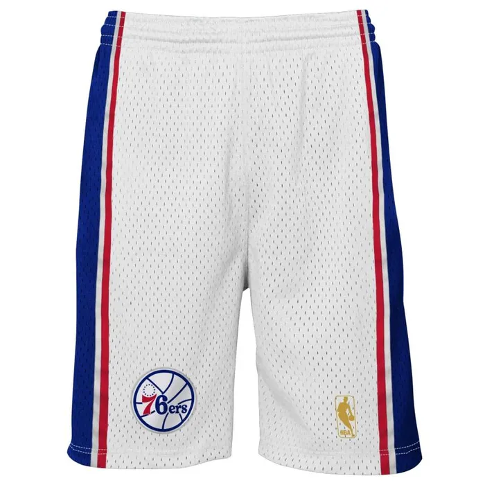 Mitchell and Ness Swingman Philadelphia 76ers Home 199697 Shorts Kids Shorts and Skorts