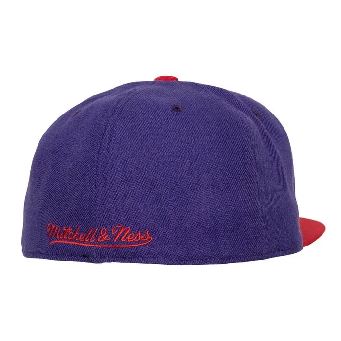 Mitchell and Ness Team 2 Tone 20 Fitted Hat HWC Toronto Raptors Men Hats and Headwear Mitchell and Ness Team 2 Tone 20 Fitted Hat HWC Toronto Raptors Men Hats and Headwear