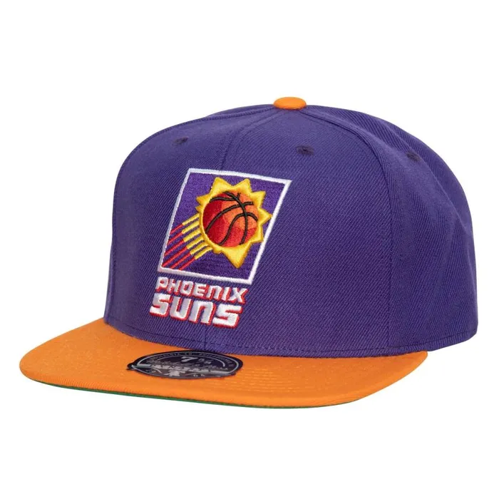 Mitchell and Ness Team 2 Tone 20 Fitted HWC Phoenix Suns Men Hats and Headwear Mitchell and Ness Team 2 Tone 20 Fitted HWC Phoenix Suns Men Hats and Headwear