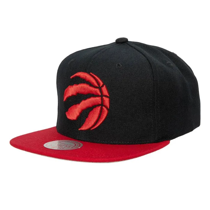 Mitchell and Ness Team 2 Tone 20 Snapback Nba Toronto Raptors Men Hats and Headwear
