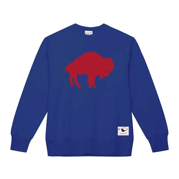 Mitchell and Ness Team Basic 2 Crew Buffalo Bills Men Hoodies and Sweatshirts
