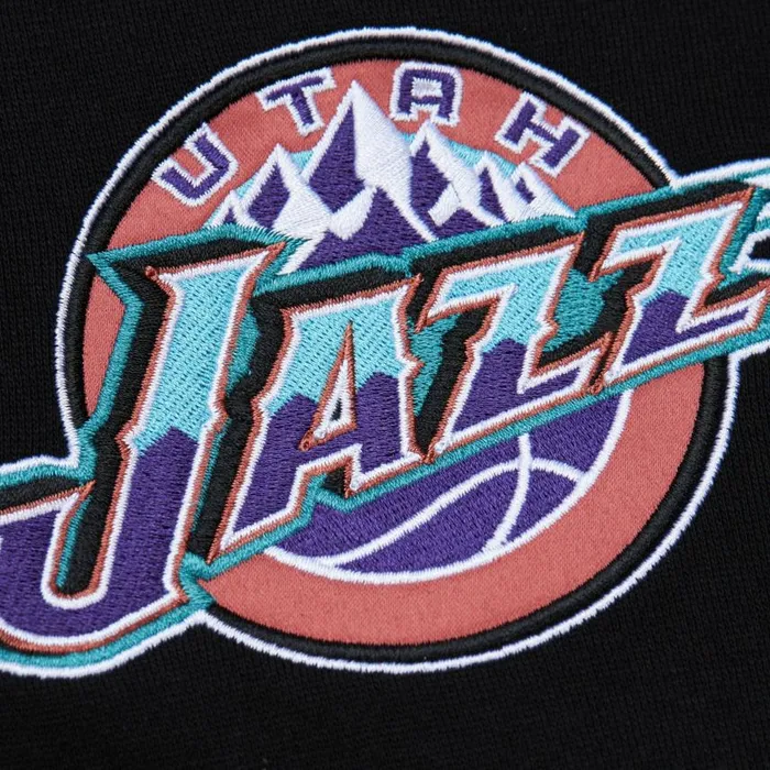 Mitchell and Ness Team First Satin Fleece Crew Utah Jazz Men Hoodies and Sweatshirts Mitchell and Ness Team First Satin Fleece Crew Utah Jazz Men Hoodies and Sweatshirts