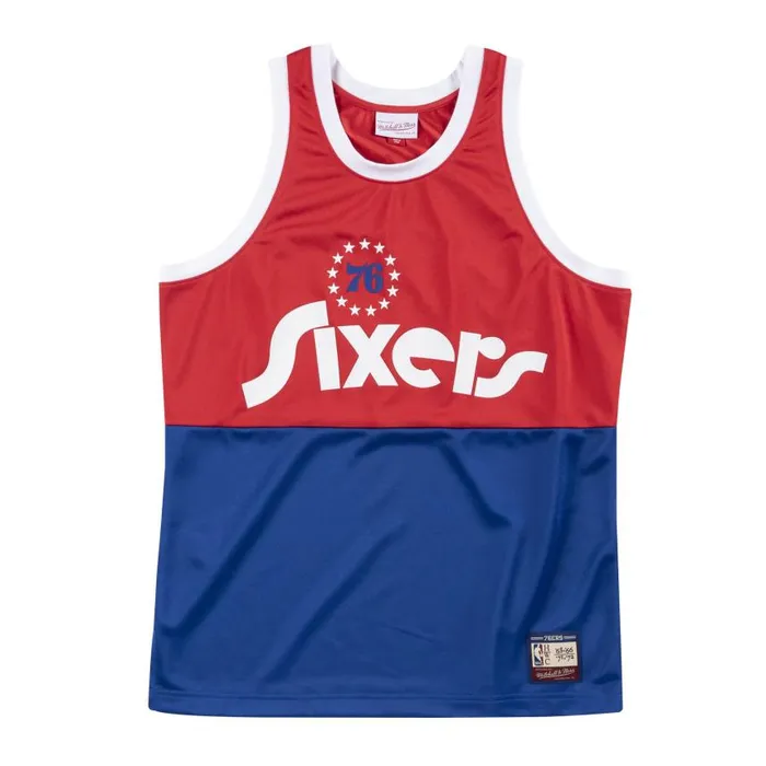 Mitchell and Ness Team Heritage Tank Philadelphia 76ers 196571 Men TShirts and Tops Mitchell and Ness Team Heritage Tank Philadelphia 76ers 196571 Men TShirts and Tops