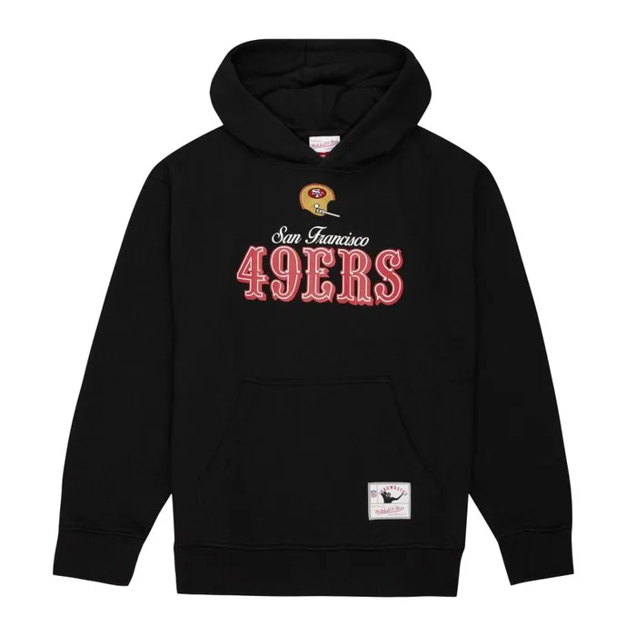Mitchell and Ness Team Issued Hoodie San Francisco 49ers Men Hoodies and Sweatshirts