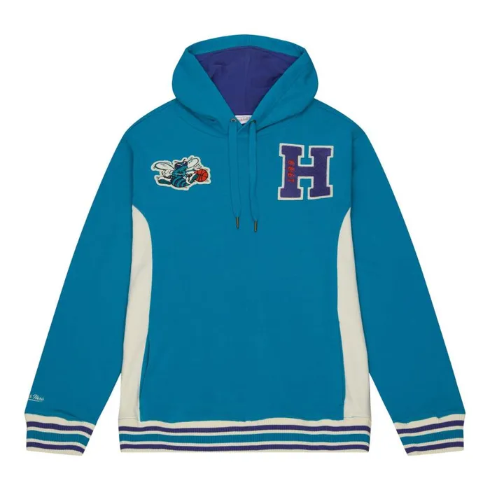 Mitchell and Ness Team Legacy French Terry Hoodie Charlotte Hornets Men Hoodies and Sweatshirts