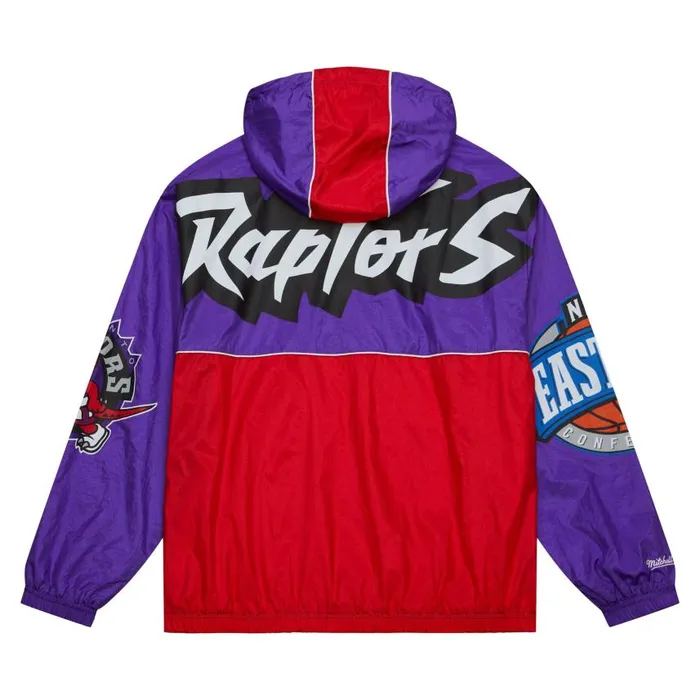 Mitchell and Ness Team OG 20 Anorak Windbreaker Toronto Raptors Men Jackets and Outerwear Mitchell and Ness Team OG 20 Anorak Windbreaker Toronto Raptors Men Jackets and Outerwear
