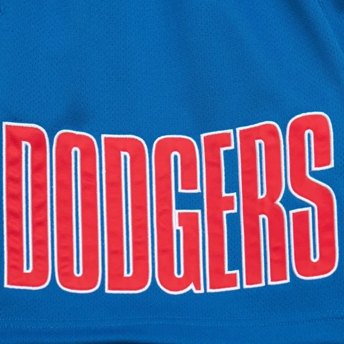Mitchell and Ness Team OG 20 Fashion Shorts 7034 Current Logo Los Angeles Dodgers Men Shorts