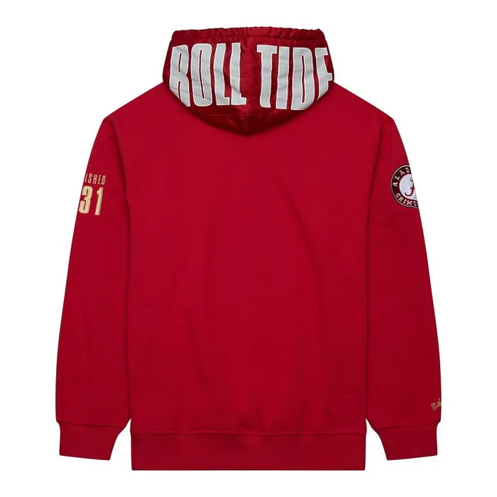 Mitchell and Ness Team OG 20 Fleece Hoodie Current Logo University Of Alabama Men Hoodies and Sweatshirts Mitchell and Ness Team OG 20 Fleece Hoodie Current Logo University Of Alabama Men Hoodies and Sweatshirts